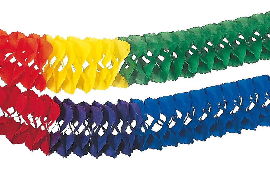 Papstar Girlande Rainbow 10 m, Mehrfarbig