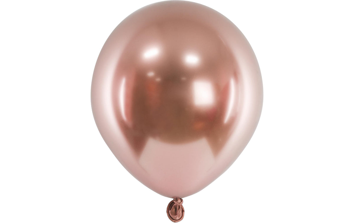 Luftballon Silber Glossy Klein 12 cm 50 Stück