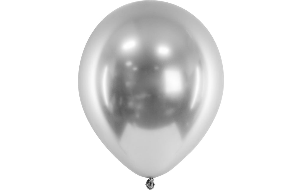 Luftballons Uni Glossy Mittel Gold 30 cm 10er Pack