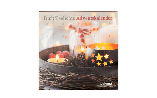 Pajoma Adventskalender Duft-Teelichter 27.5 x 27.5 cm