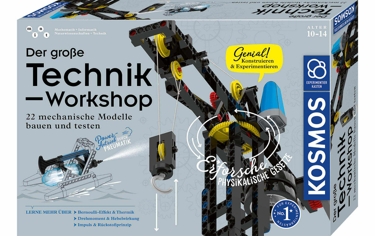 Kosmos Experimentierkasten Der grosse Technik-Workshop