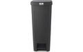 Brabantia Abfalleimer StepUp 40 l, Dunkelgrau