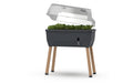 Gusta Garden Hochbeet Anthrazit Kunststoff 120x60x80 cm Garten & Outdoor > Pflanzen > Pflanzengefäße Gusta Garden
