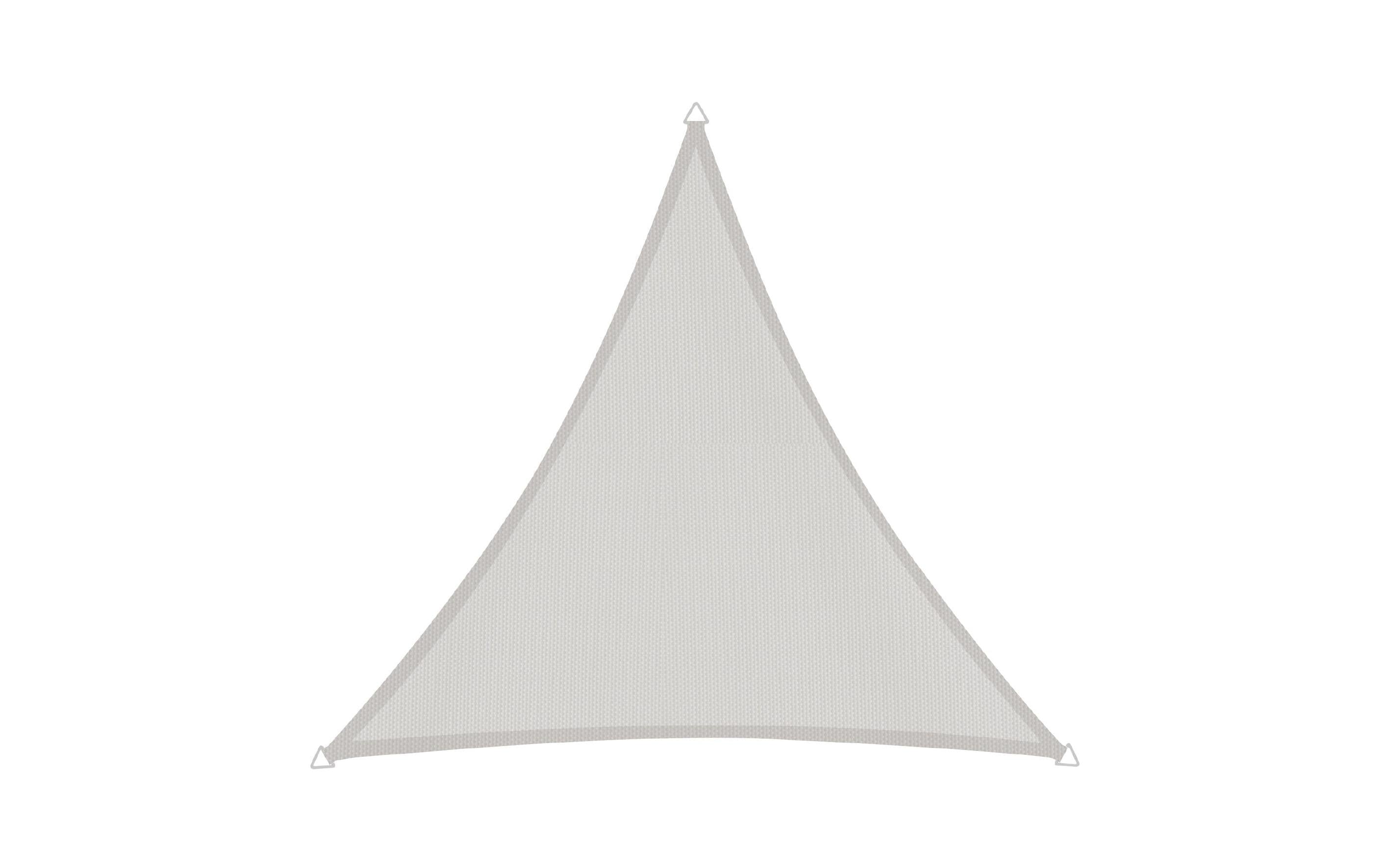 Sonnensegel Dreieck grau UV-Schutz 50+ 3m für Garten Garteneinrichtung Windhager