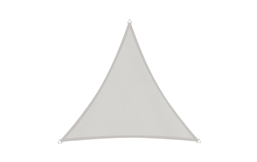 Sonnensegel Dreieck grau UV-Schutz 50+ 3m für Garten Garteneinrichtung Windhager