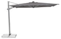 Suncomfort Sonnenschirm Varioflex Steingrau mit Solar-LED 300x300 cm Garteneinrichtung Suncomfort by Glatz
