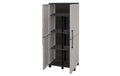 ArtPlast Gartenschrank hellgrau Polypropylen 169 cm Garteneinrichtung Art Plast