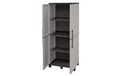 ArtPlast Gartenschrank hellgrau wetterfest Polypropylen 169 cm Garteneinrichtung Art Plast