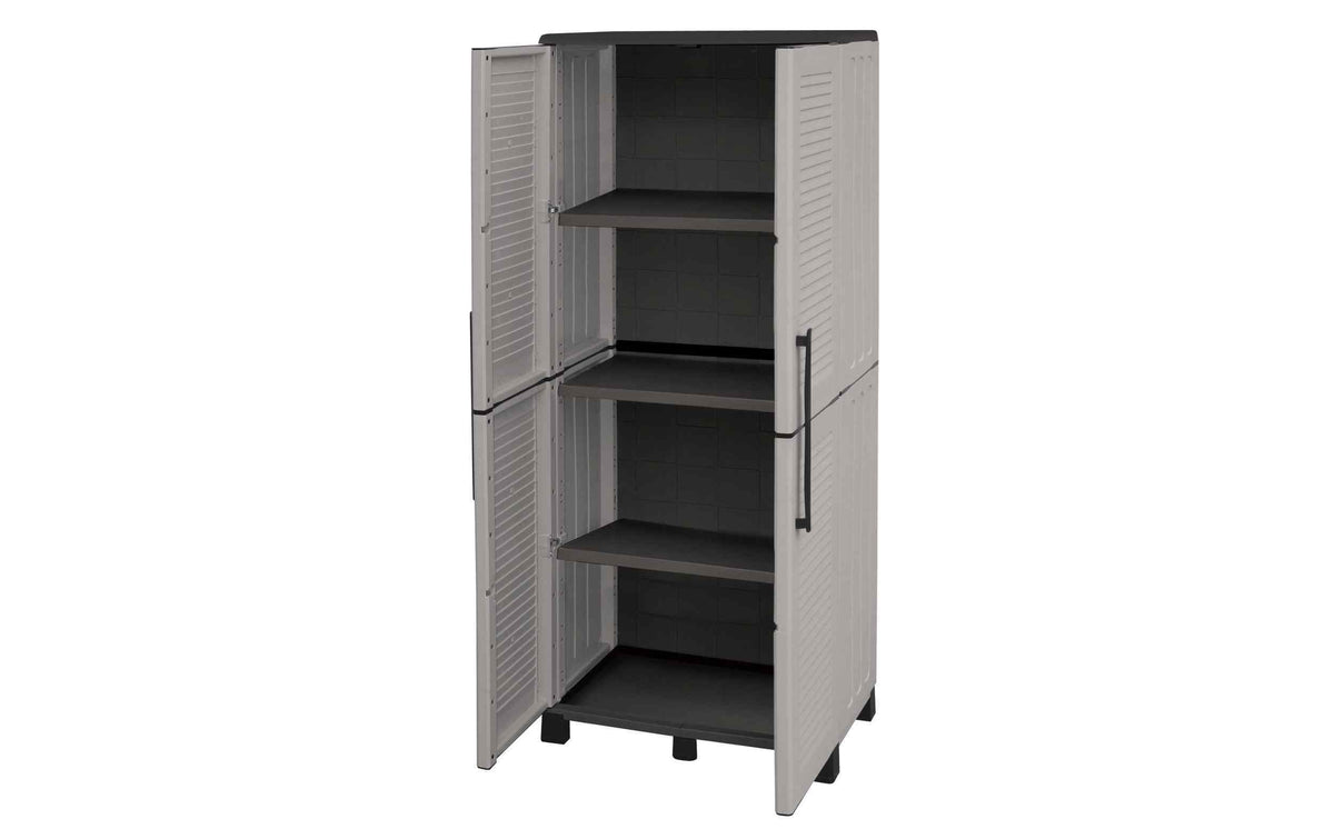 Art Plast Gartenschrank Family F70/TP, Hellgrau
