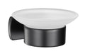 BIASCA Glashalter Glas, schwarz matt