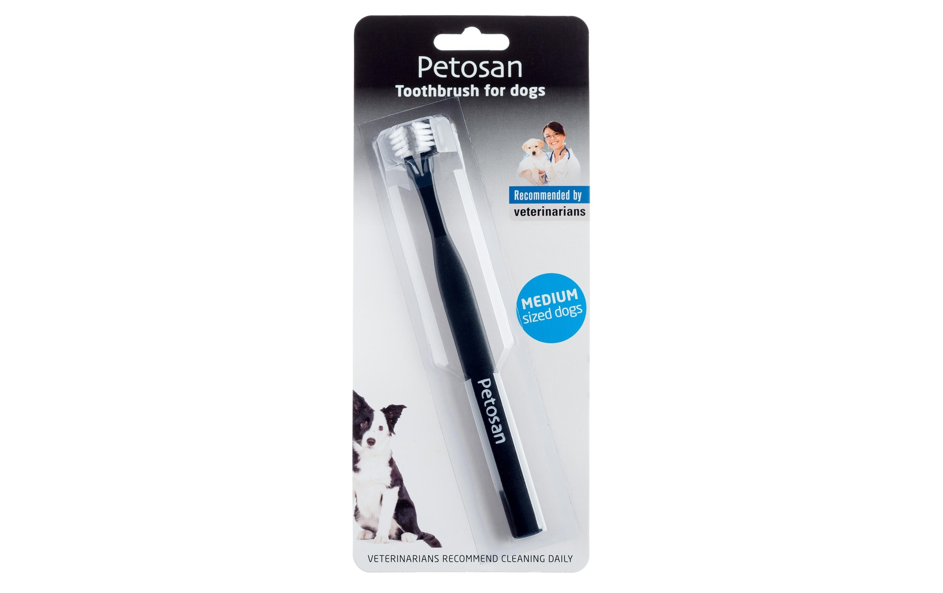Petoan Hunde-Zahnbürste für Hunde, S