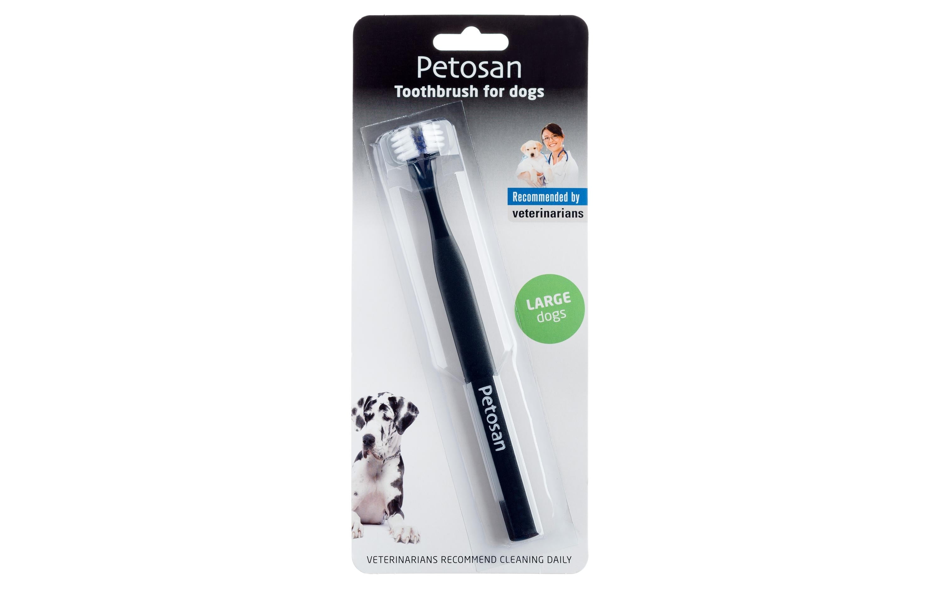 Petoan Hunde-Zahnbürste für Hunde, S