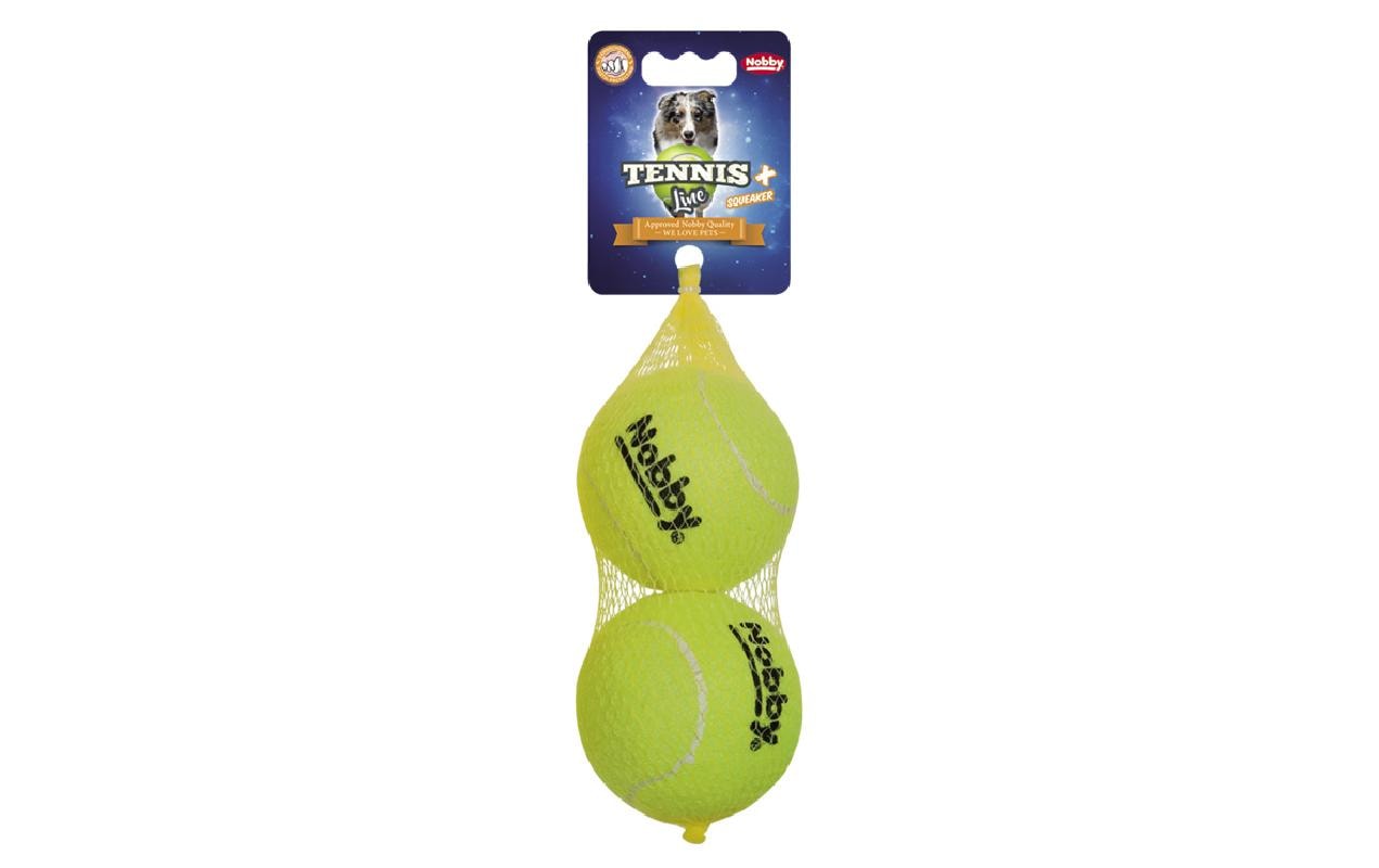 Nobby Hunde-Spielzeug Tennisball, Gelb