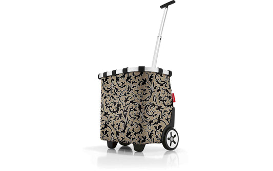 Reisenthel Einkaufstrolley Carrycruiser Baroque Marble mit Rollen, Teleskopgriff und barockem Muster
