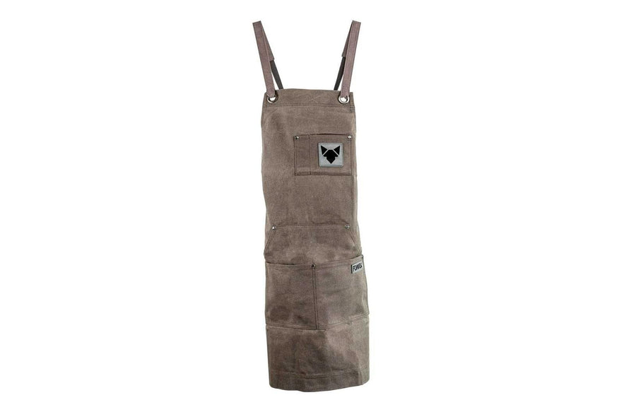 Fennek Grillschürze grau Baumwolle mit Wachsschicht Einheitsgröße Grills & Feuerstellen Fennek Grill