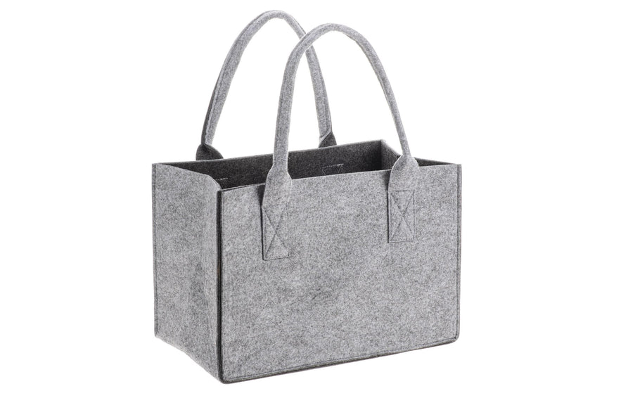 Glorex Tasche Filz Grau/Anthrazit