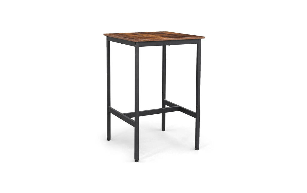 Vasagle Bartisch aus Holz und Stahl 60x60x90 cm
