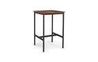 Vasagle Bartisch aus Holz und Stahl 60x60x90 cm