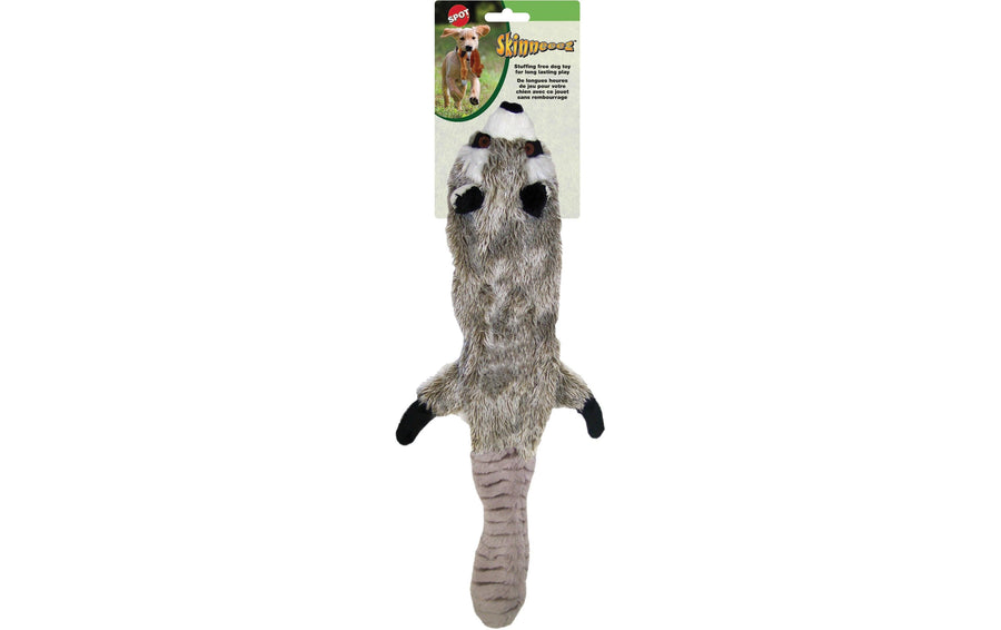 Skinneeeze Hunde-Spielzeug Plüsch Waschbär, L