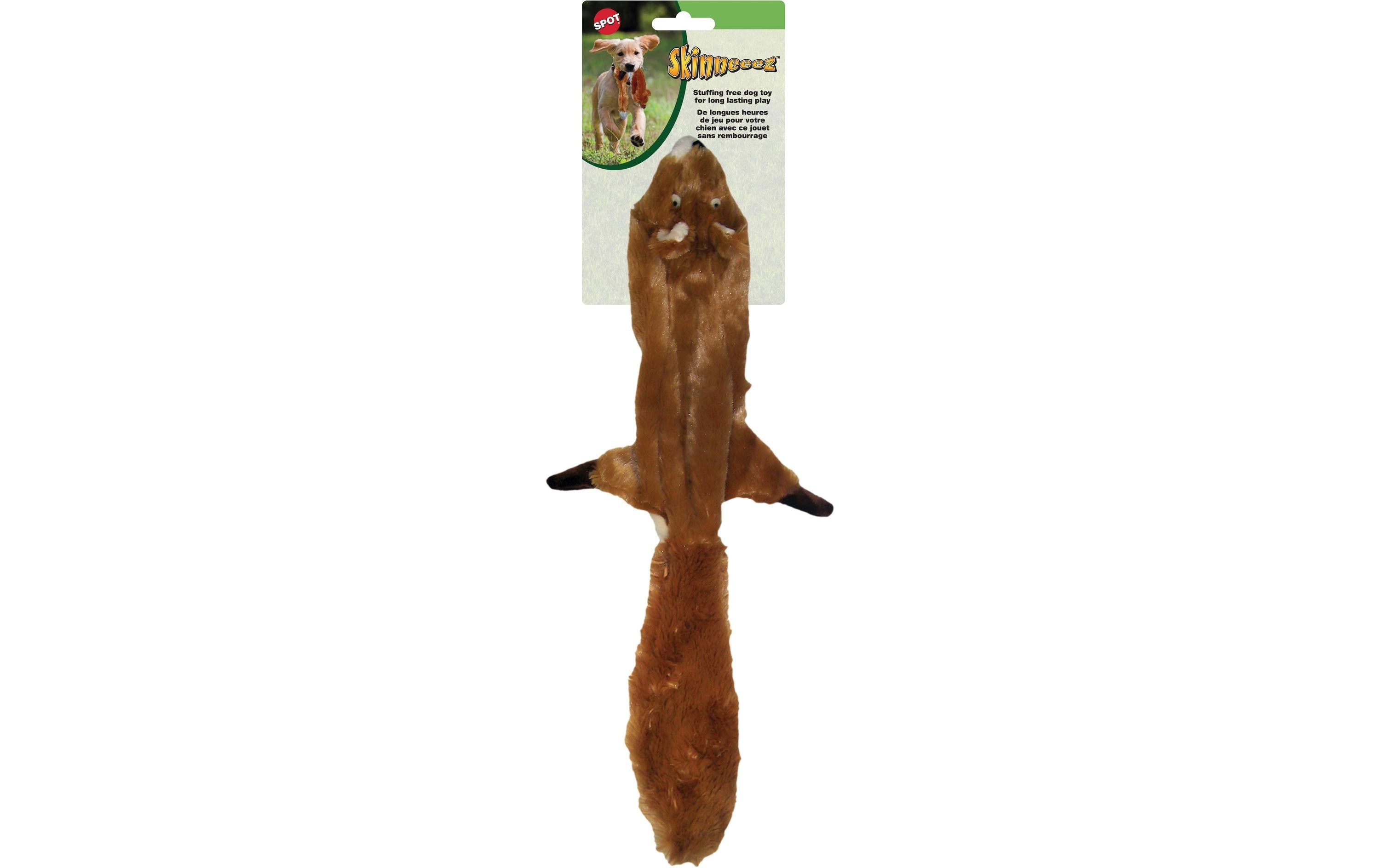 Skinneeeze Hunde-Spielzeug Plüsch Eichhörnchen