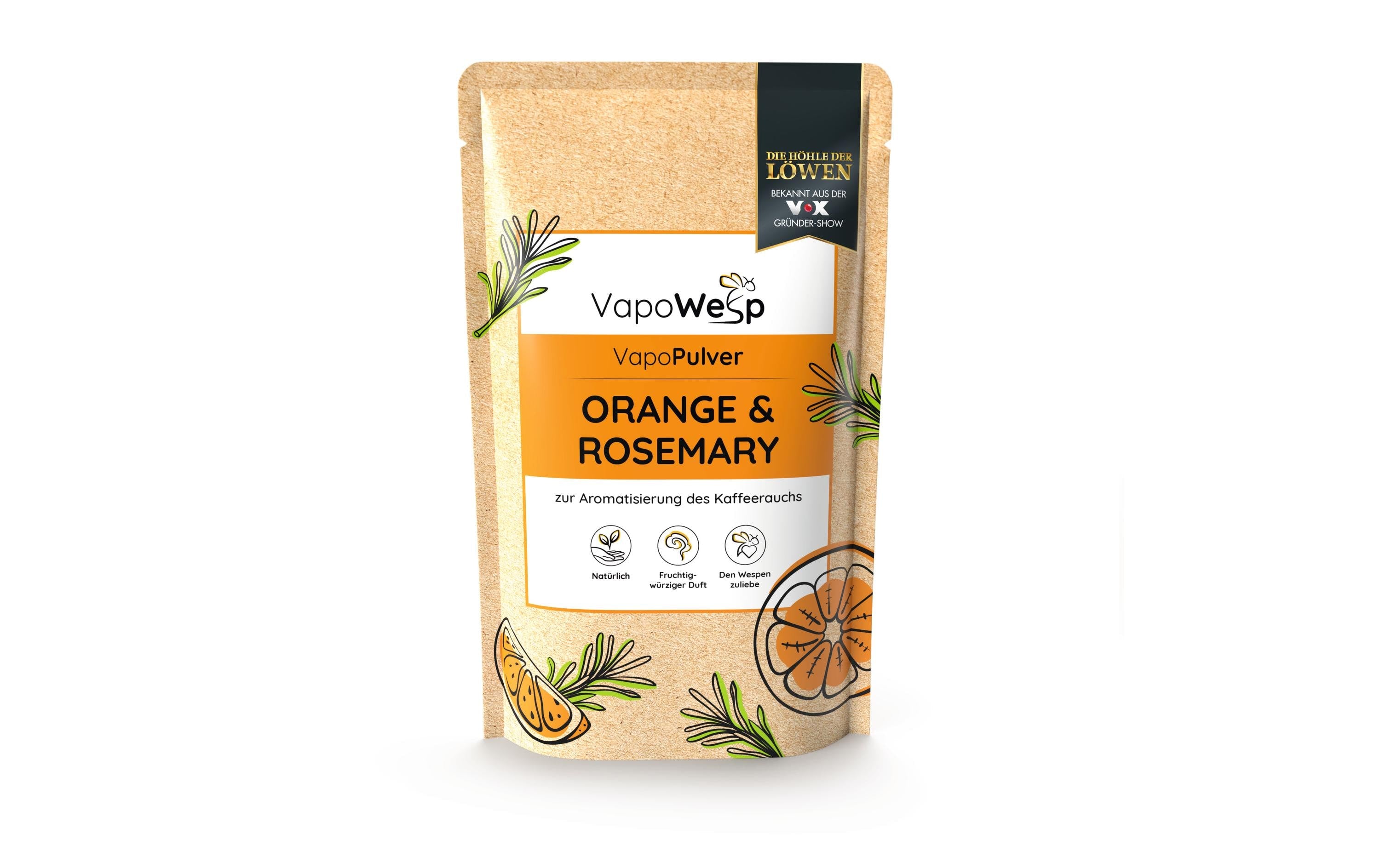 VapoWesp Nachfüllpackung Wespenabwehr Orange Rosmarin 100 g Garteneinrichtung VapoWesp