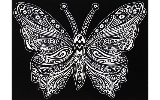 Tataruga Malset Samtbild Schmetterling A4