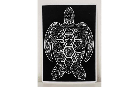 Tataruga Malset Samtbild Schildkröte A4