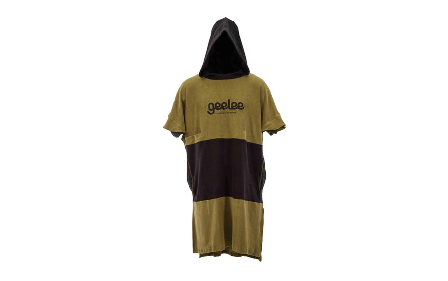 Switcher Badeponcho Geelee Beach Olive/Noir, One Size