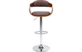 Kare Barhocker Monaco 106 x 48 x 48 cm, Schokolade