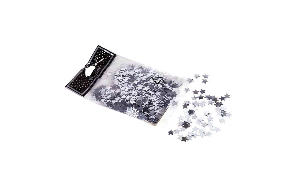 Dekomat AG Streudeko Sterne 30 g, 1 cm, Silber