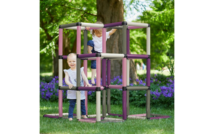 Quadro Spielturm Kletterpyramide HOME berry