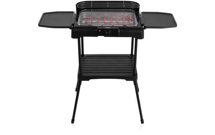Elektronischer Standgrill 2200W schwarz mit Thermometer und Ablageflächen Grills & Feuerstellen Tristar
