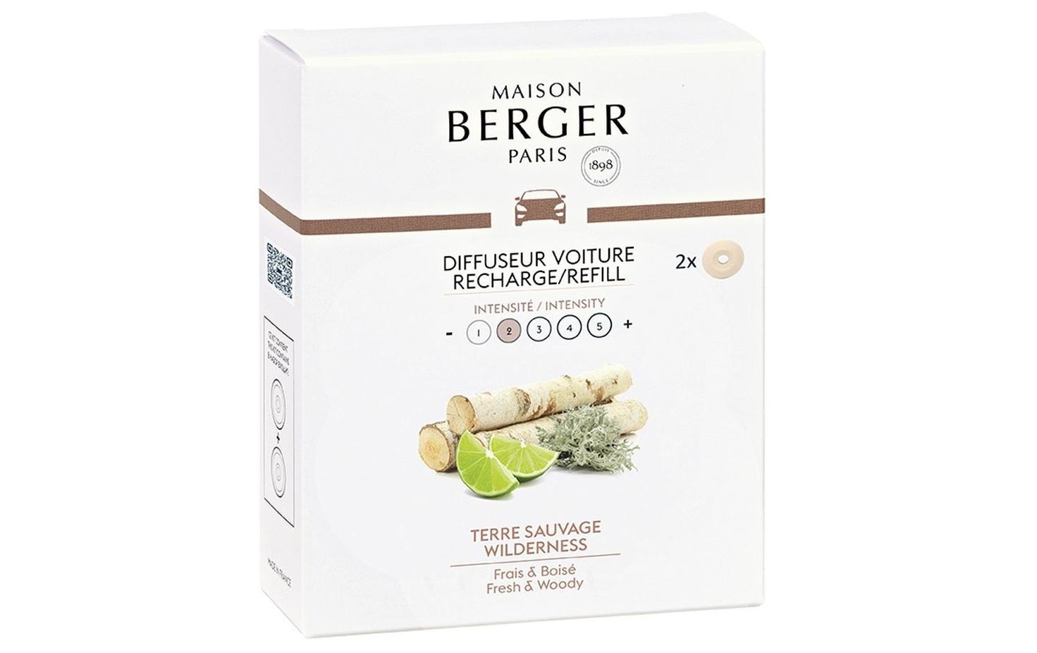 Maison Berger Autodiffusor Refill Terre Sauvage 2 Stück