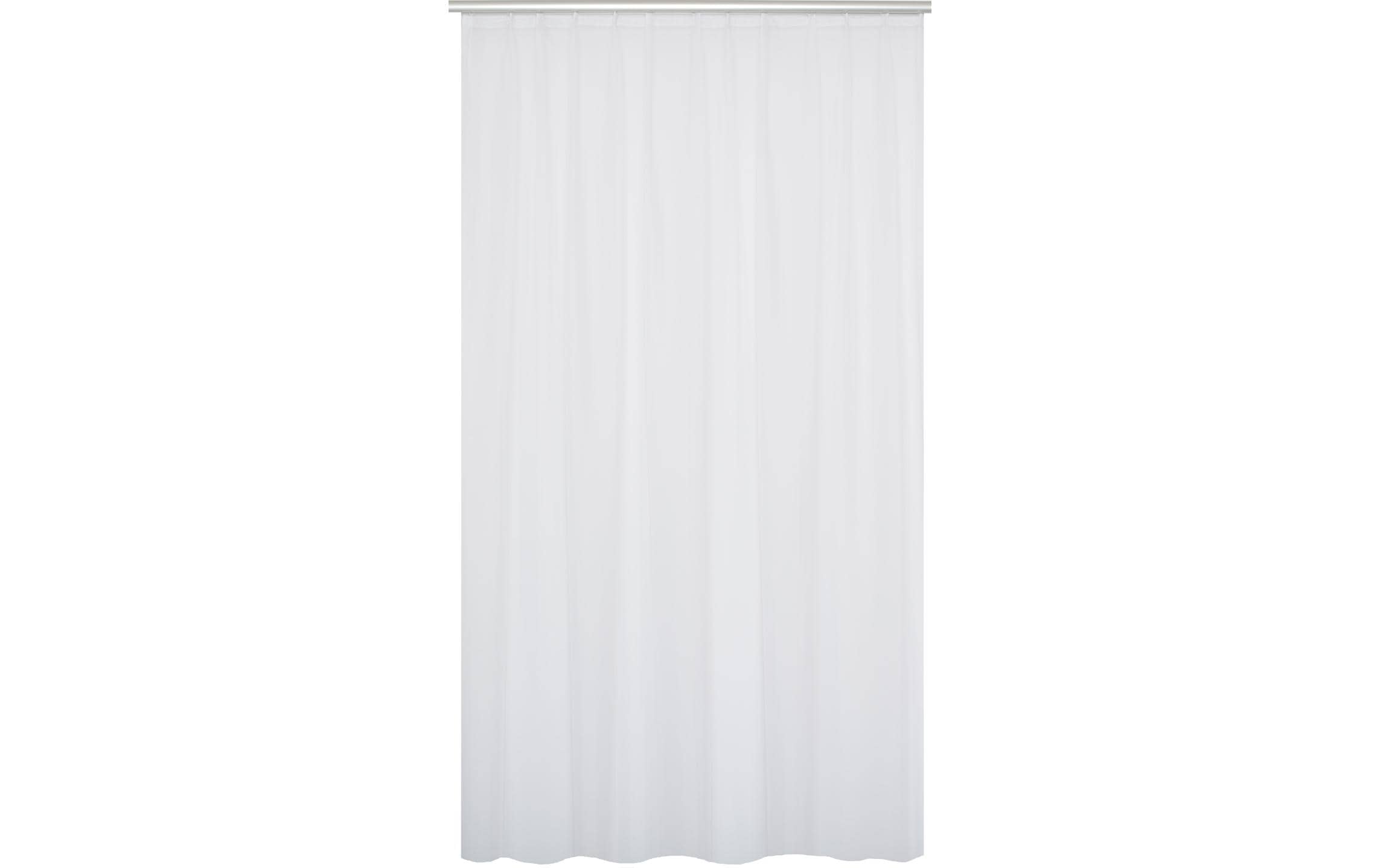 Hubatka Tagvorhang Voile, 200x240 cm Weiss, 100% Polyester, Waschbar 30 °C