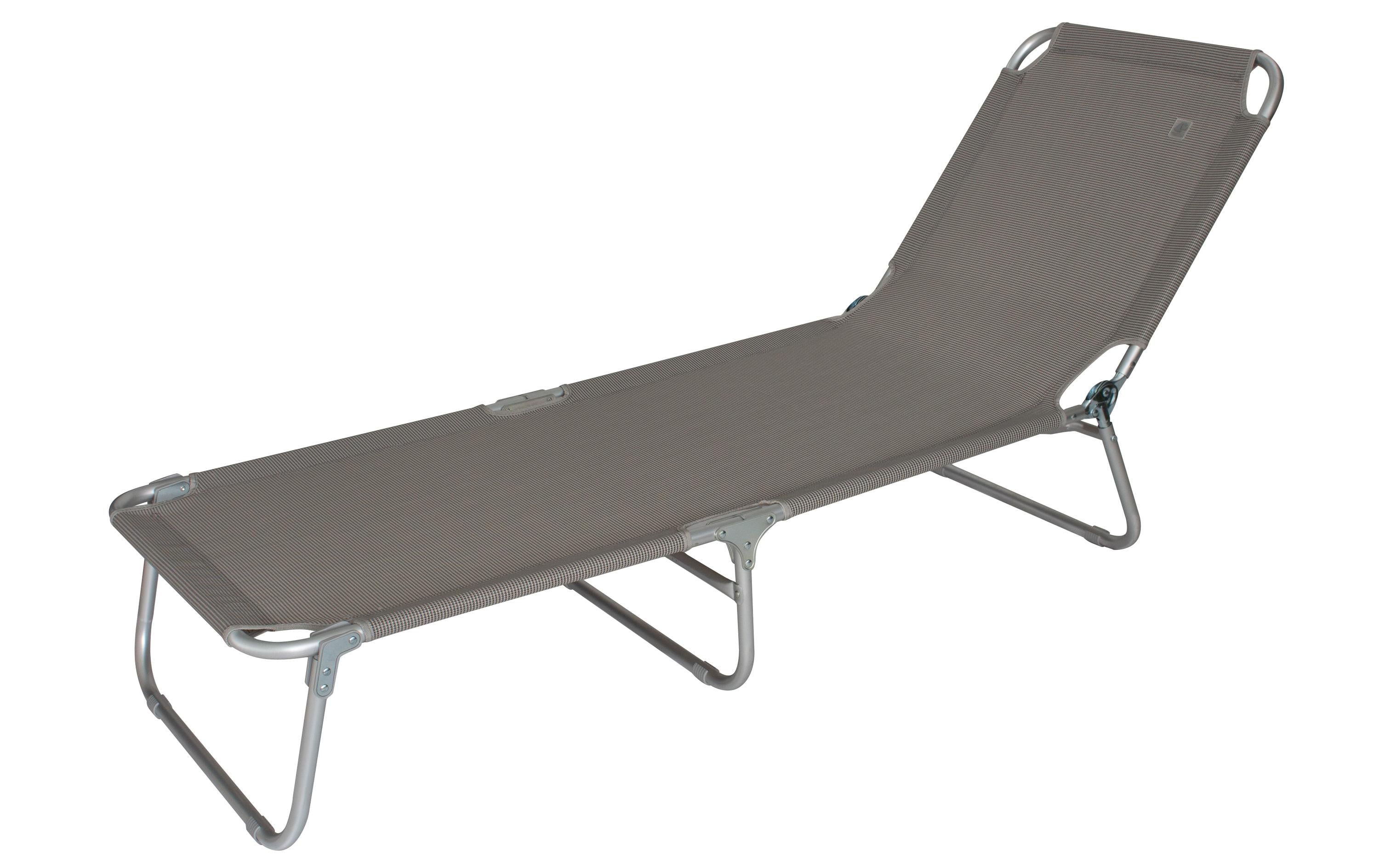 Daytona Liege klappbar Dunkelgrau 60 cm 120 kg Garteneinrichtung Eurotrail