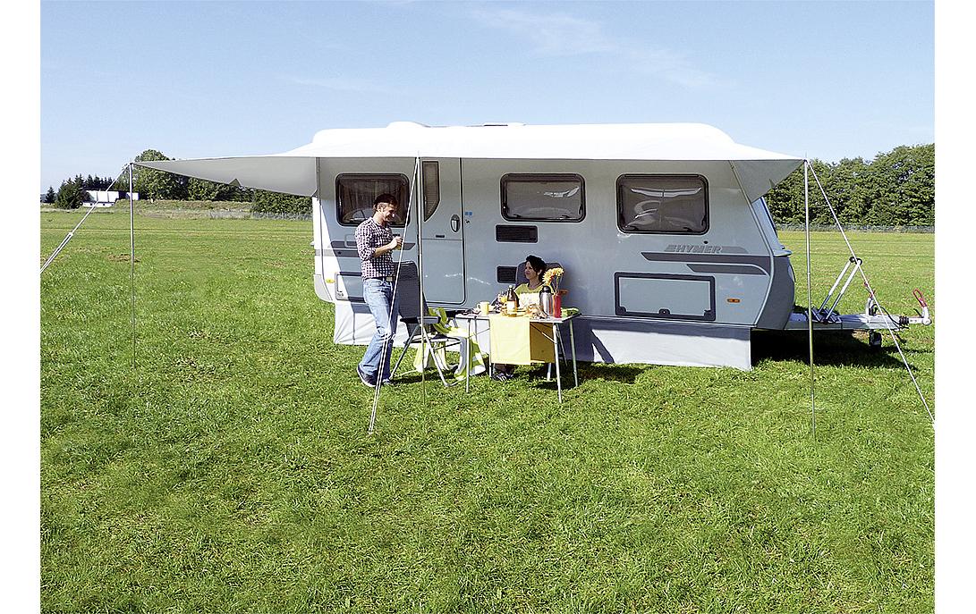WIGO Sonnendach Solare 700 x 240 cm 700 x 240 cm, inkl. Aufbaumaterial