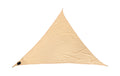 LED-Sonnensegel beige wasserabweisend mit Solar-LED 3.6x3.6 m Garteneinrichtung COCON