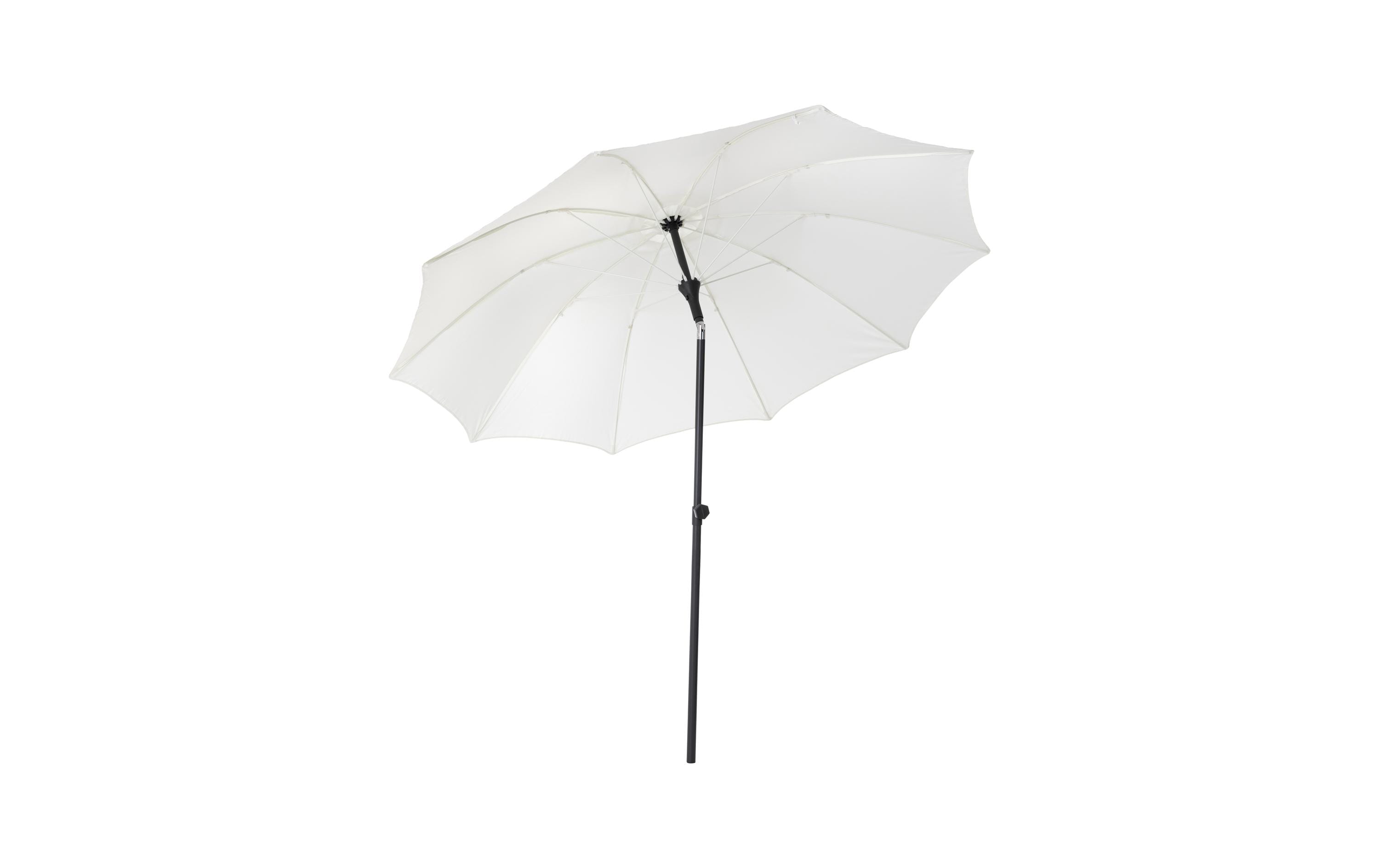 COCON Sonnenschirm Aluminium UV-Schutz 50+ Nature Ø 270 cm Garteneinrichtung COCON