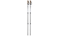 KOOR Wanderstock Alu schwarz-weiss 140cm Kork Griff, Teller, Flip Lock
