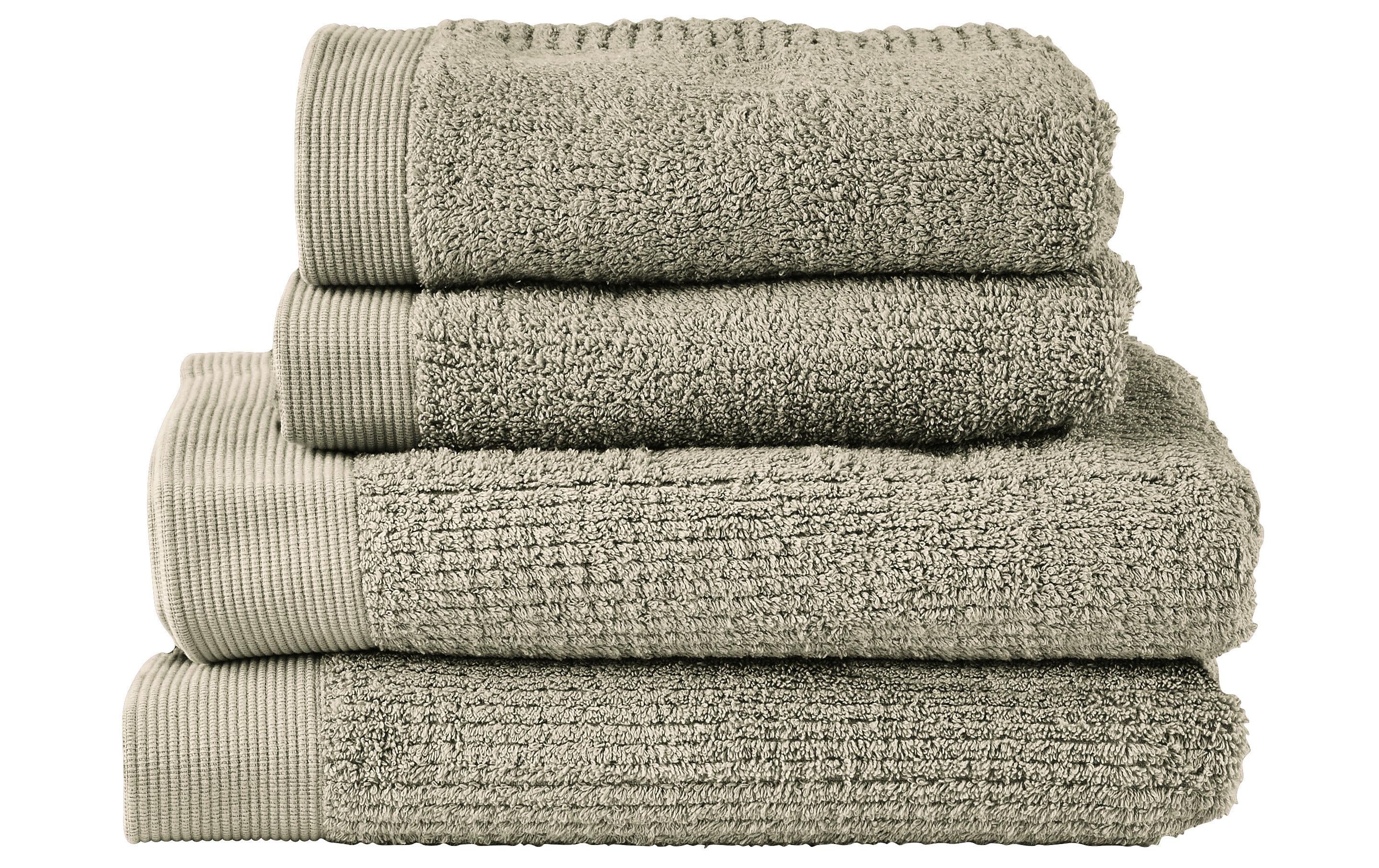 Zone Denmark, Frottierwäscheset Classic Euk 100% Baumwolle 600g, 2xje: 50x100, 140x70
