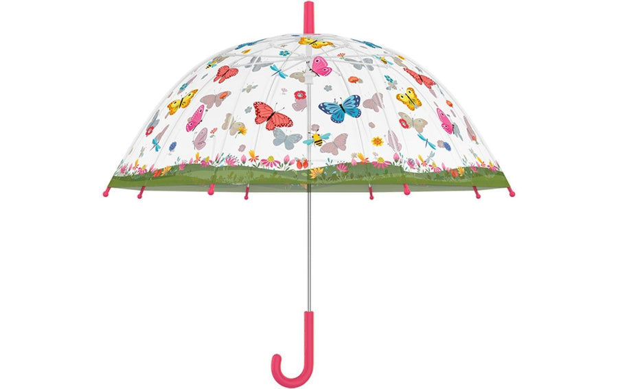 Esschert Design Schirm Schmetterlinge Mehrfarbig