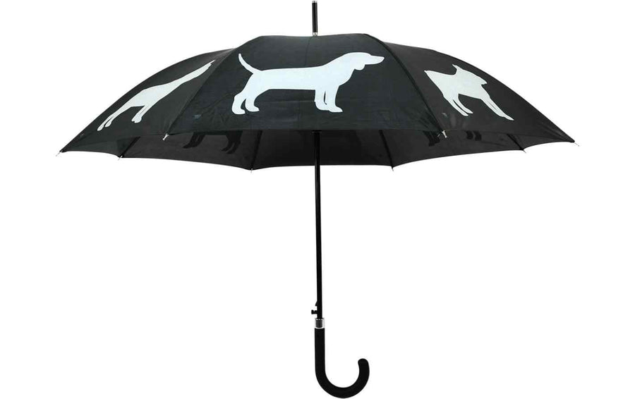 Esschert Design Schirm Reflektor Hunde Schwarz/Grau