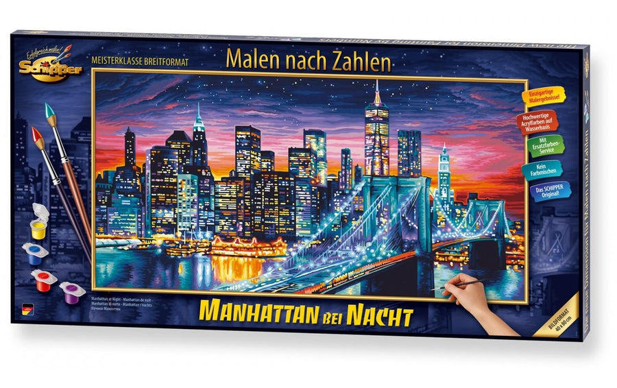 Schipper Malen nach Zahlen Manhattan bei Nacht