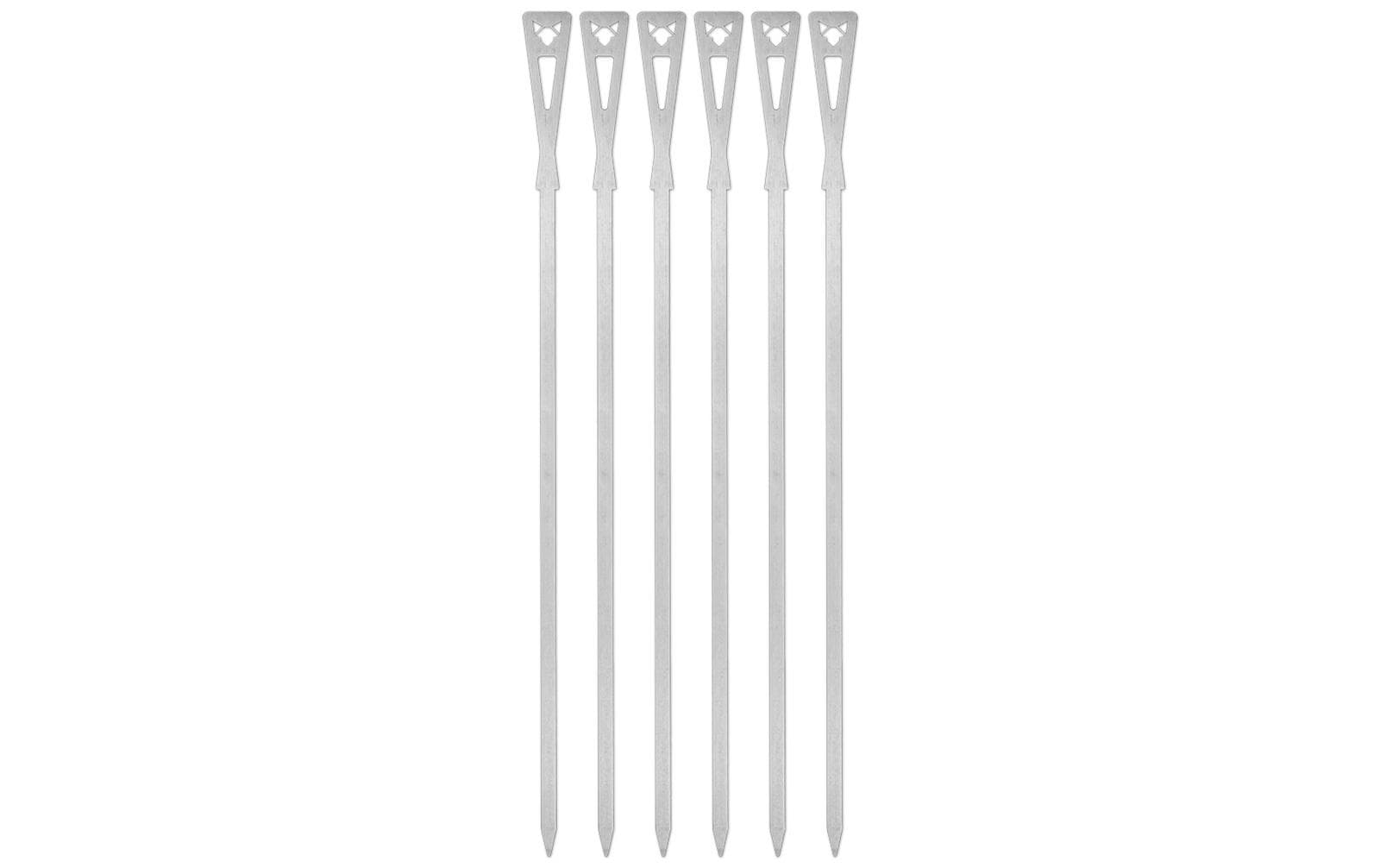 FENNEK Grillspieße lang wiederverwendbar für BBQ und Camping Grills & Feuerstellen Fennek Grill