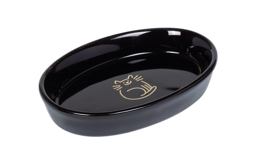Nobby Keramiknapf Golden Fish Bone, 17 x 11 x 2.5 cm, 0.12 l