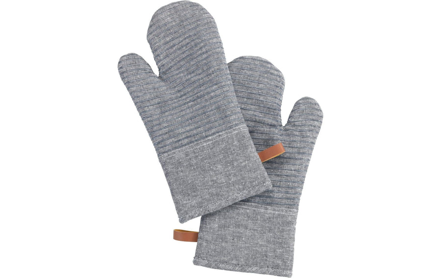 Wenko Topfhandschuhe grau Silikon Baumwolle 2er Set Grills & Feuerstellen Wenko