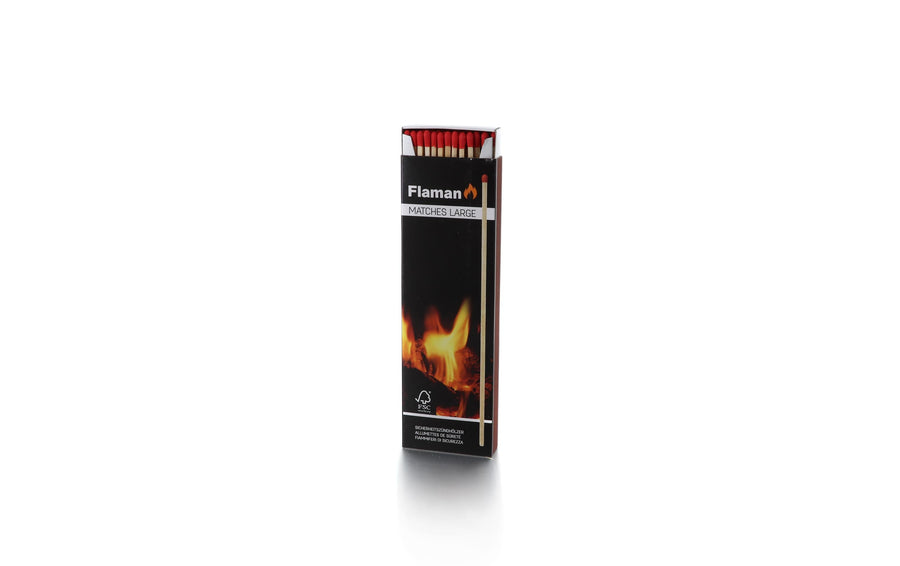 Flaman Streichhölzer Espe-Holz 190 mm FSC-zertifiziert Grills & Feuerstellen Flaman