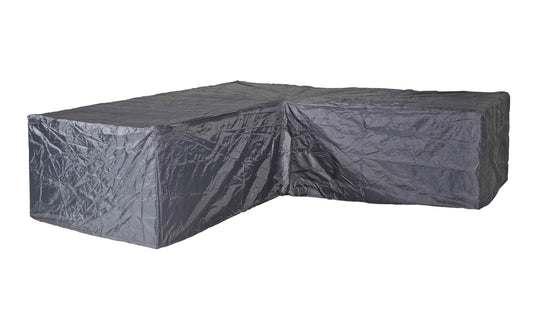 Jarda Cover Loungehülle in L-Form, dunkelgraue Abdeckhaube für eine Ecklounge