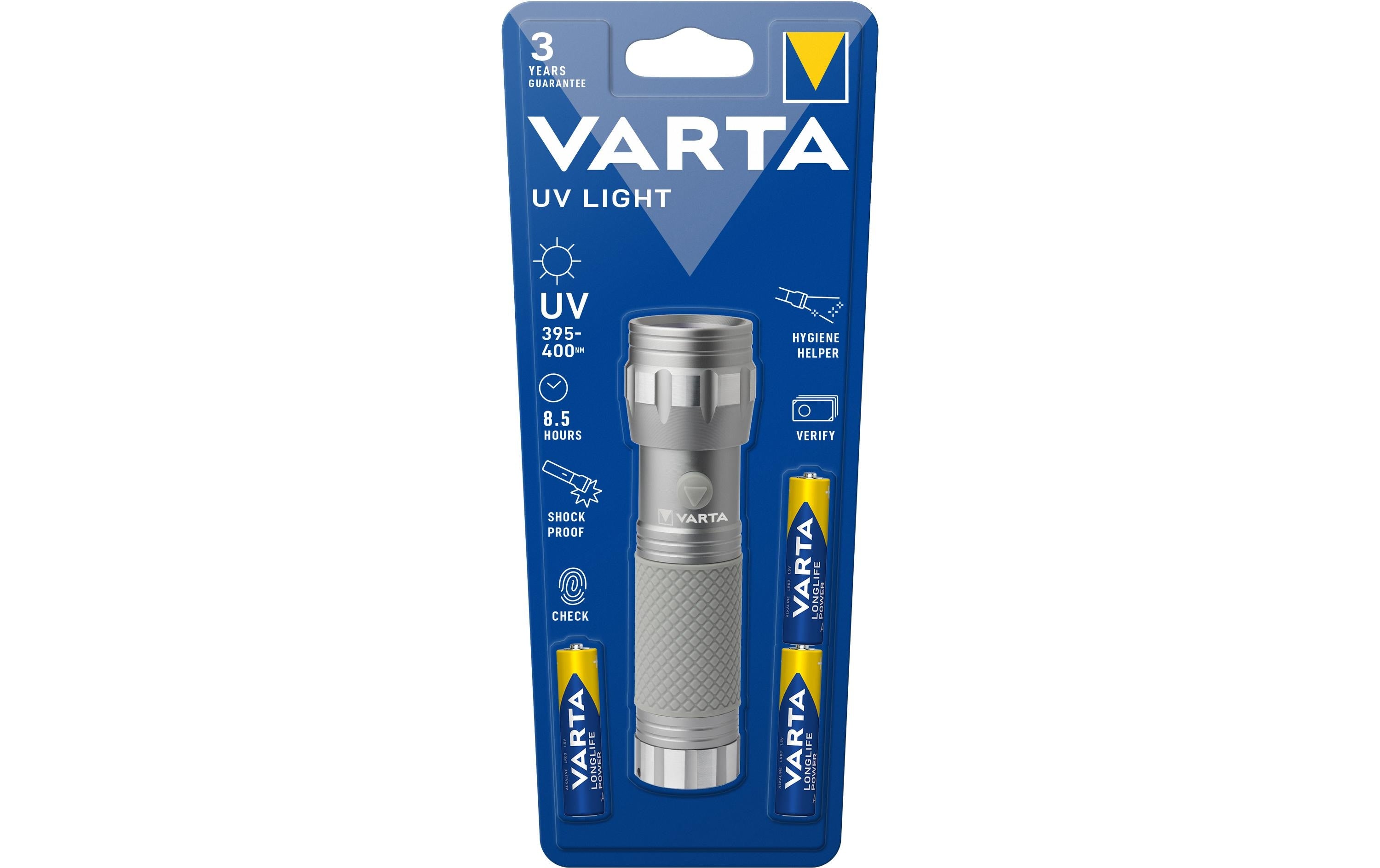 Varta Taschenlampe UV Light 3x AAA