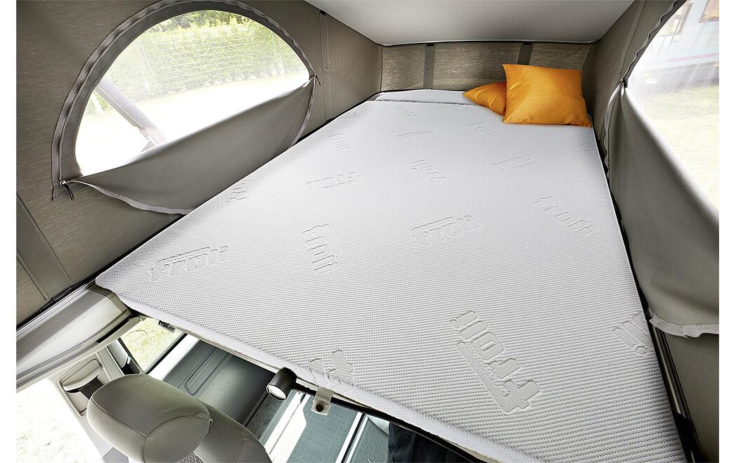 froli Dachbett-Matratze Grau Baumwolle Schaumstoff VW California T5/T6 Sport & Freizeit > Camping > Camping Zubehör froli